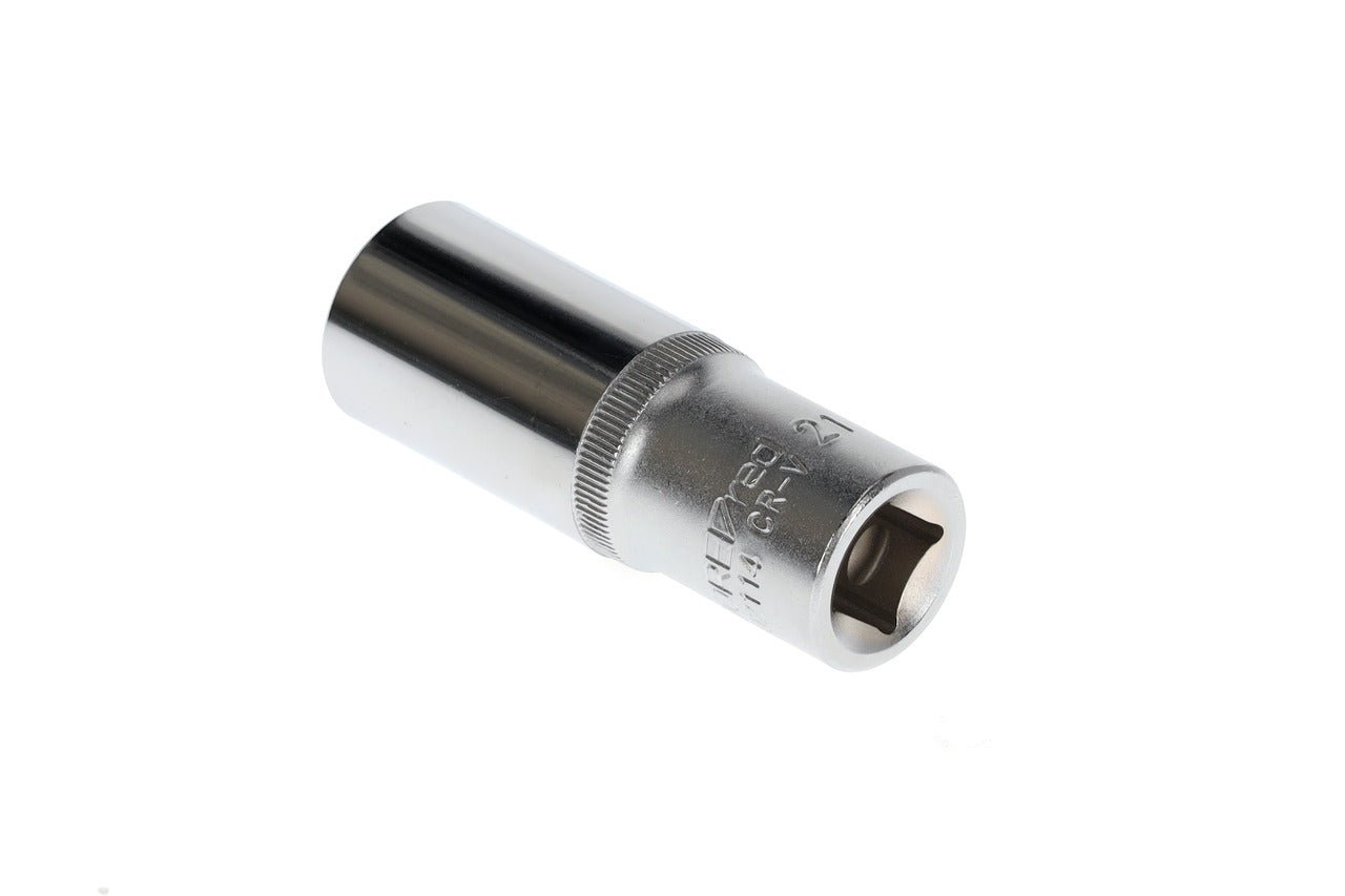 R61102114 - Vaso 1/2", bi-hexagonal, 21 mm L=77 mm - Ferrotecnia