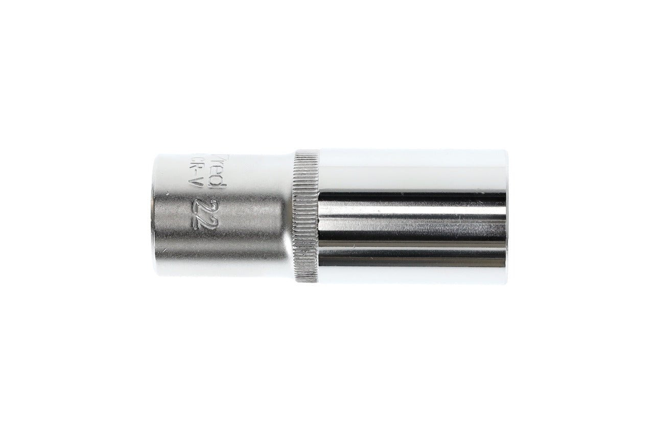 R61102214 - Vaso 1/2", bi-hexagonal, 22 mm L=77 mm - Ferrotecnia