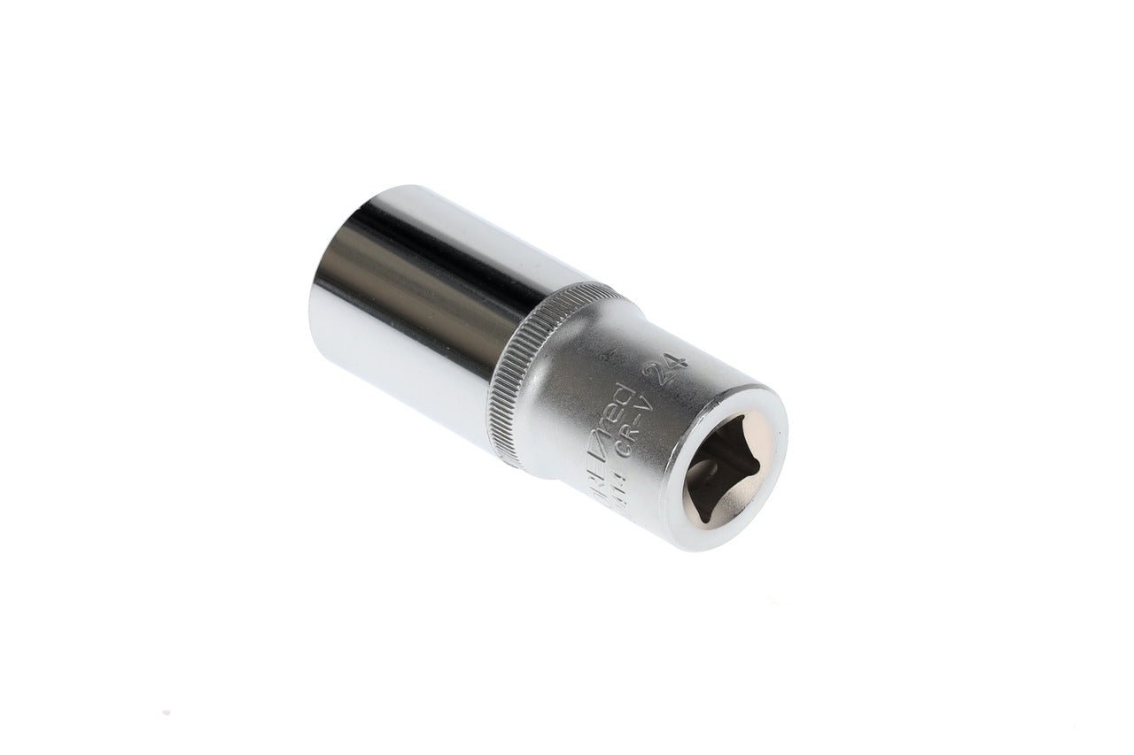 R61102414 - Vaso 1/2", bi - hexagonal, 24 mm L=77 mm - Ferrotecnia