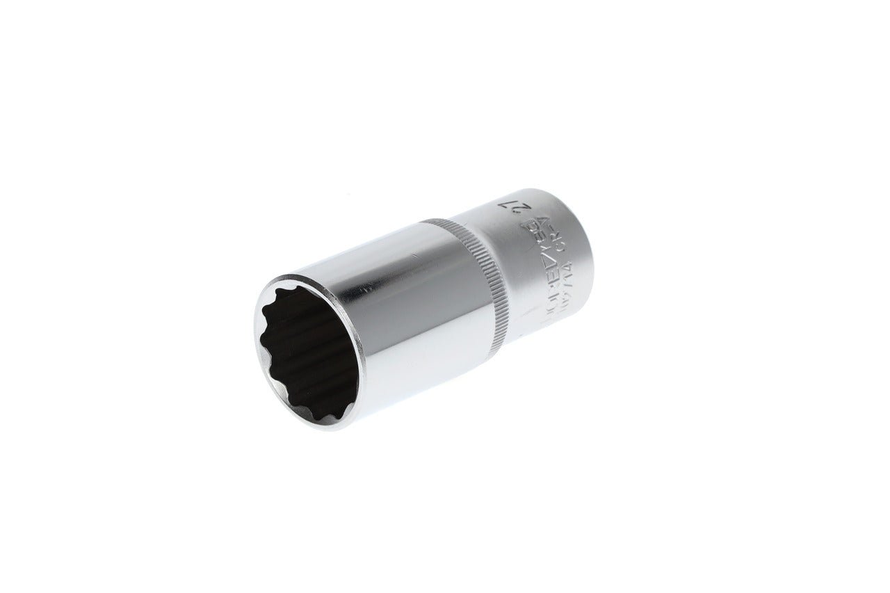 R61102714 - Vaso 1/2", bi - hexagonal, 27 mm L=77 mm - Ferrotecnia
