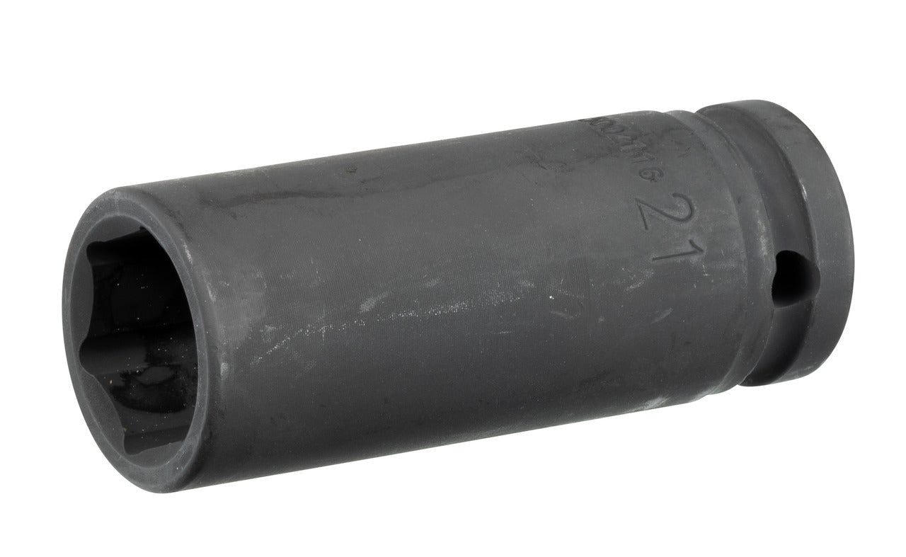 R63002116 - Vaso de impacto 1/2", hexagonal, 21 mm L=85 mm - Ferrotecnia