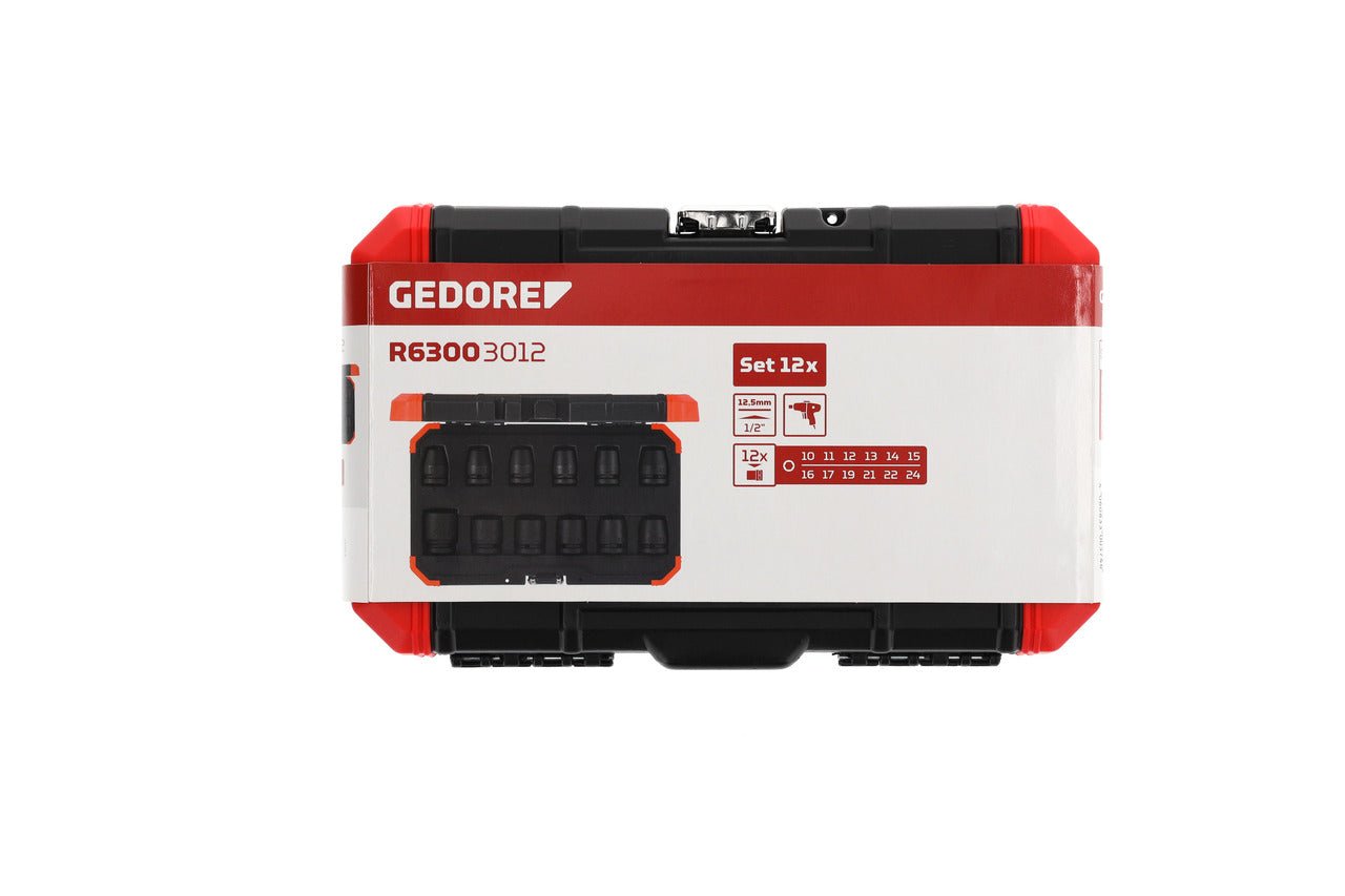 R63003012 - Juego de 12 vasos de impacto de 1/2" - Ferrotecnia
