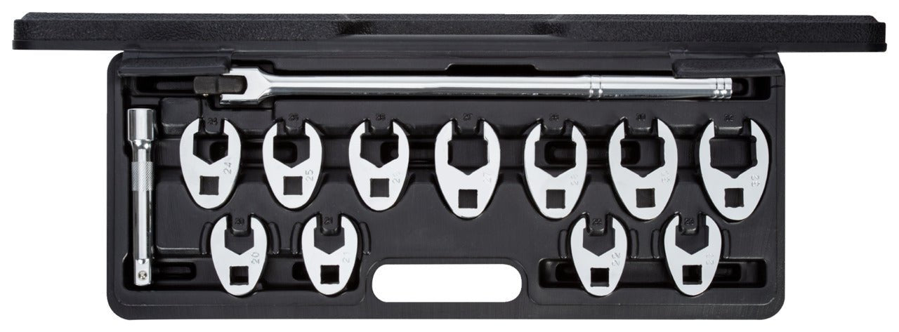 R68003013 - Juego de llaves crowfoot con arrastre de 1/2", 20 - 32 mm, 13 piezas - Ferrotecnia