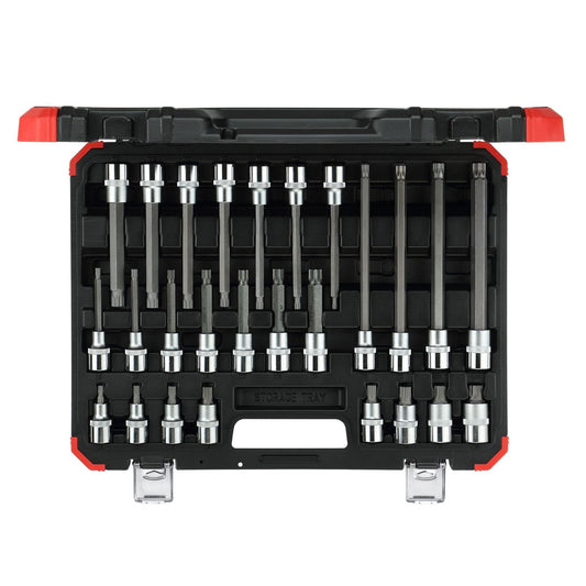 R68003026 - Juego de vasos destornillador de 1/2" XZN, 26 piezas - Ferrotecnia