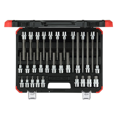 R68003030 - Juego de vasos destornilladores hexagonales de 1/2", 30 piezas - Ferrotecnia
