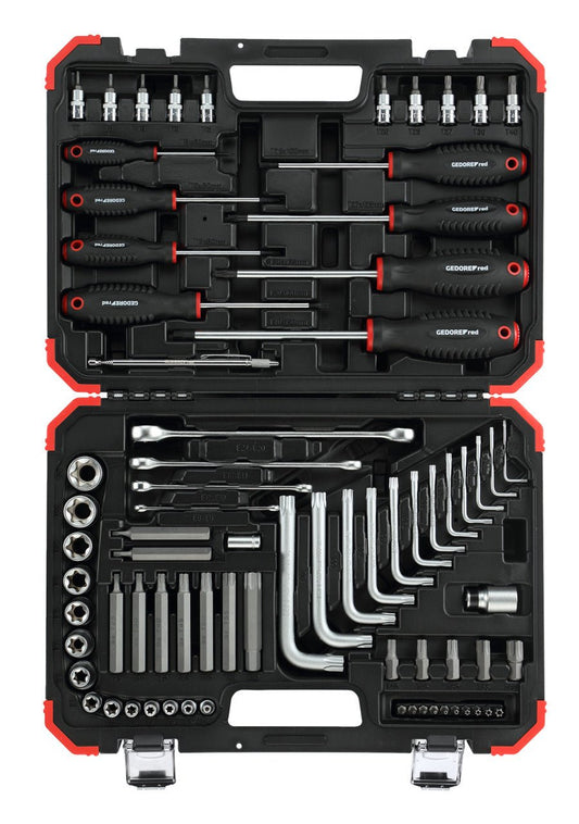R68003075 - Juego de herramientas de atornillar TX incl. maleta, 75 piezas - Ferrotecnia