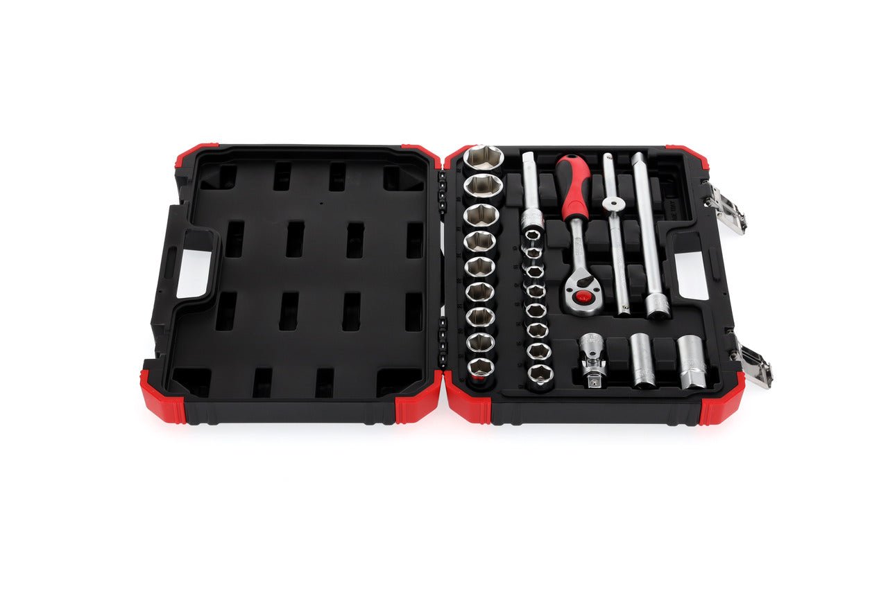 R69003024 - Juego de llaves de vaso 1/2" 10 - 32 mm, 24 piezas - Ferrotecnia