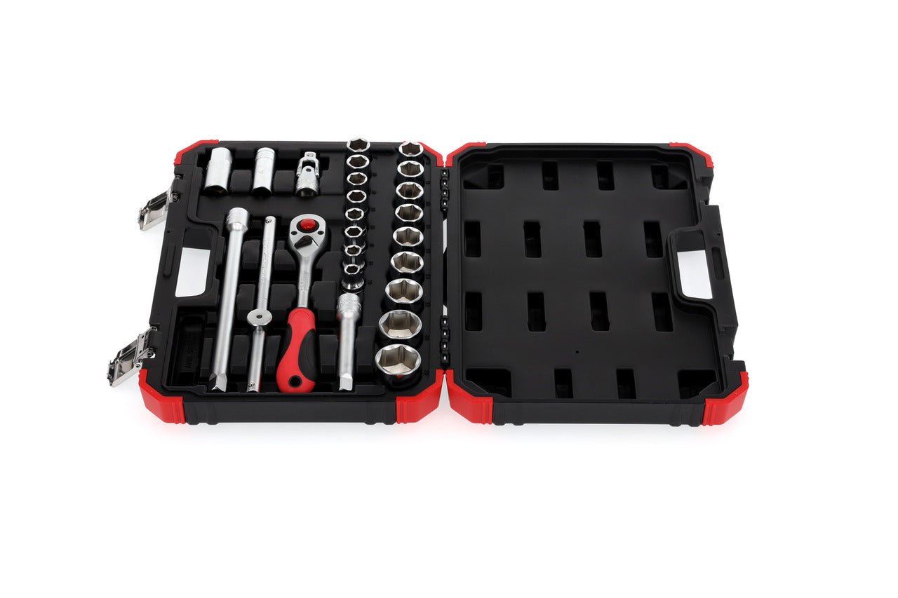 R69003024 - Juego de llaves de vaso 1/2" 10 - 32 mm, 24 piezas - Ferrotecnia