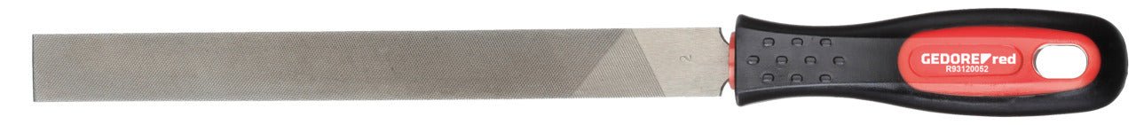 R93120052 - Lima plana, entrefina 2, L=310 mm, mango de 2 componentes - Ferrotecnia