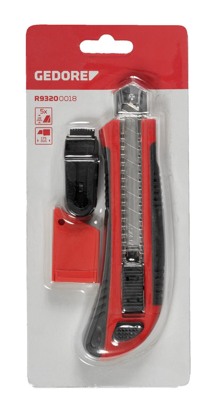 R93200018 - Cutter de 18 mm con sacapuntas - Ferrotecnia
