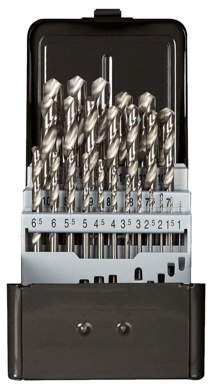 R93510025 - Juego de brocas helicoidales Ø 1 - 13 mm 0,5 mm incremento 25 piezas - Ferrotecnia
