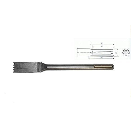 Rennsteig 210 30005 SB - Burin denté Rennsteig SDS max 280 mm. (en emballage libre-service)