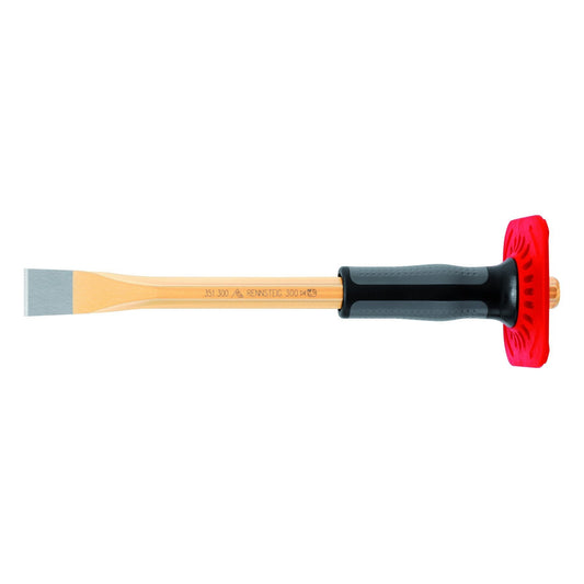 Rennsteig 351 250 0 - Cincel octogonal construcción Rennsteig con empuñadura protectora 250x16x23 mm.