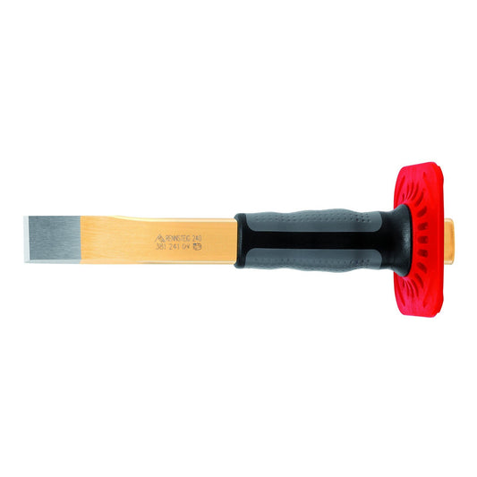 Rennsteig 3812410 -  Escarpa acodada de chapista con empuñadura protectora 240 mm