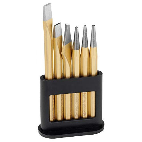 Rennsteig 421 000 0 - Mallette en plastique avec 6 outils à percussion Rennsteig