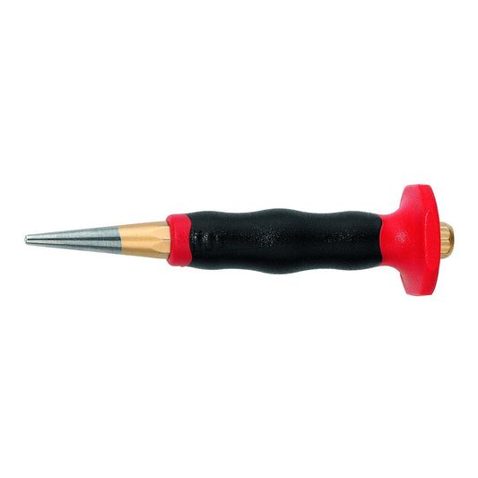 Rennsteig 440 104 0 - Botador cónico octogonal con empuñadura protectora Rennsteig 4 mm.