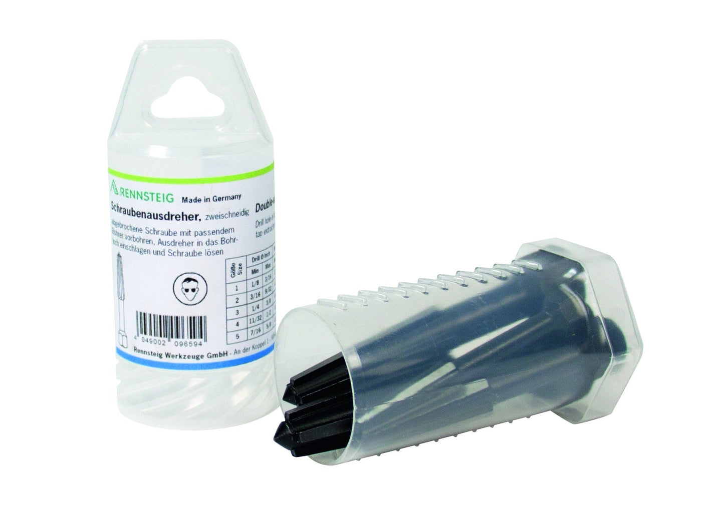 Rennsteig 4719043 - Juego de extractores de tornillos doble filo 471 904 3 - Ferrotecnia