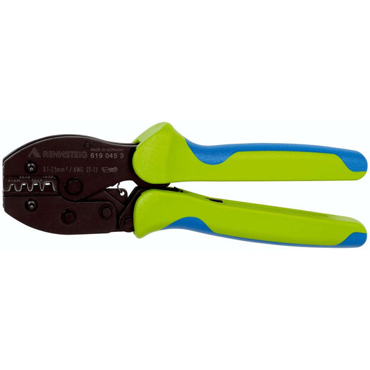 Rennsteig 619 045 3 - Pince à sertir Rennsteig pour cosses Faston
