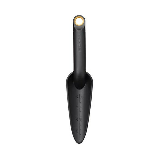Fiskars Trasplantador, Longitud: 28 cm, FiberComp/Acero de calidad, Negro/Naranja, Solid, 1072101