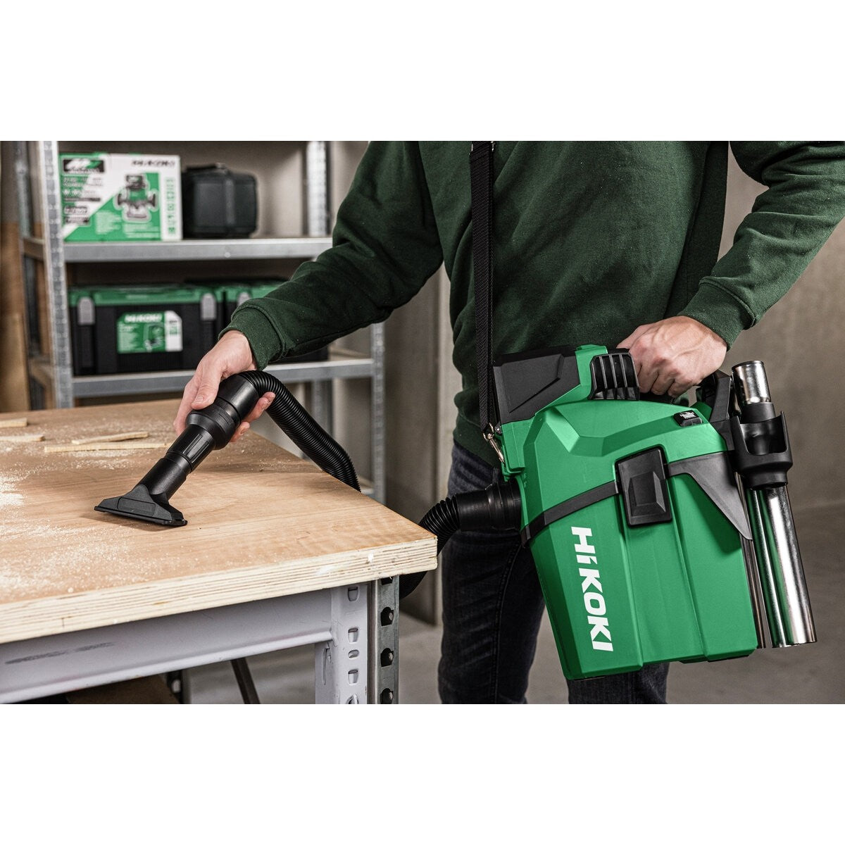 Hikoki RP18DAW4Z - Extractor de polvo de batería RP18DAW4Z