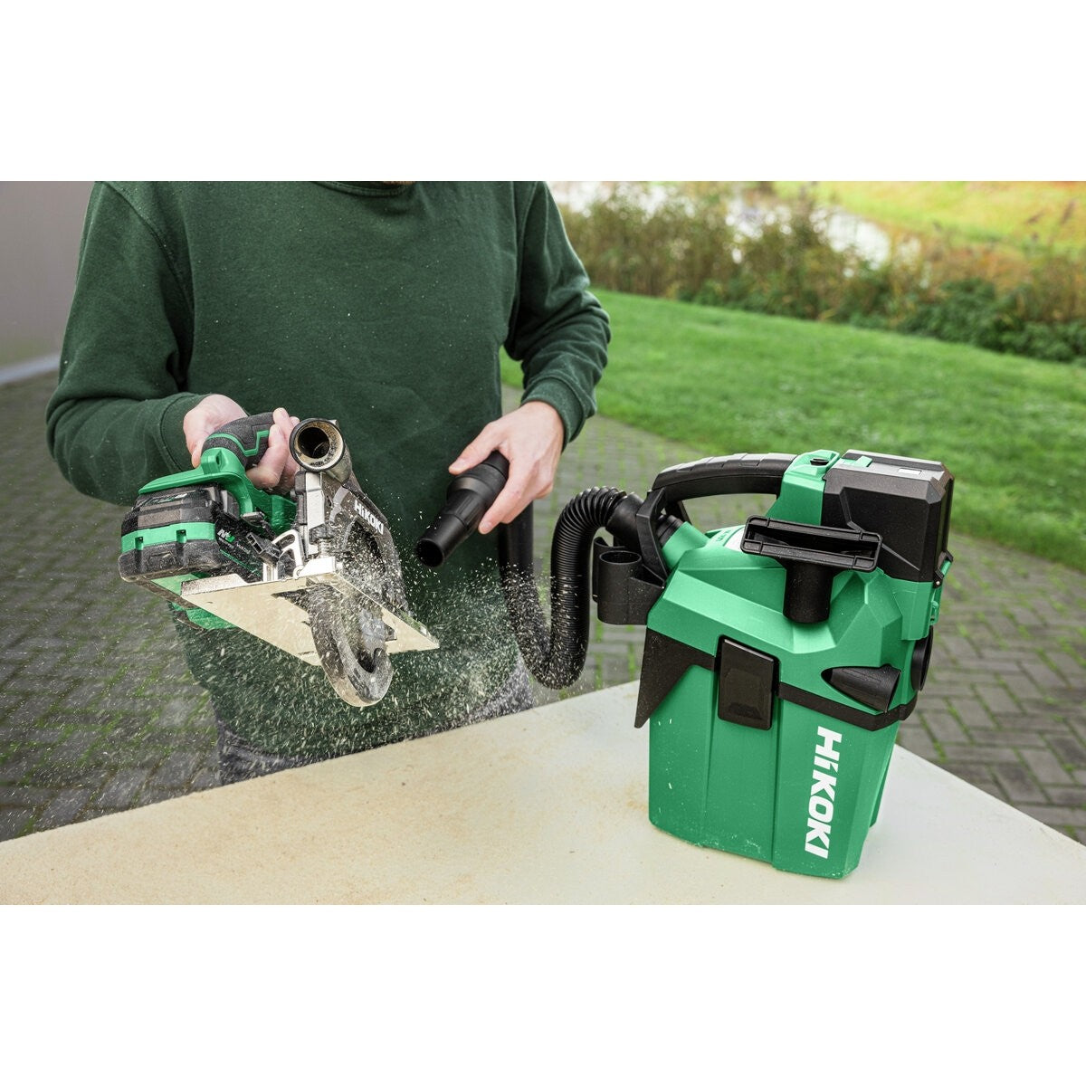 Hikoki RP18DAW4Z - Extractor de polvo de batería RP18DAW4Z