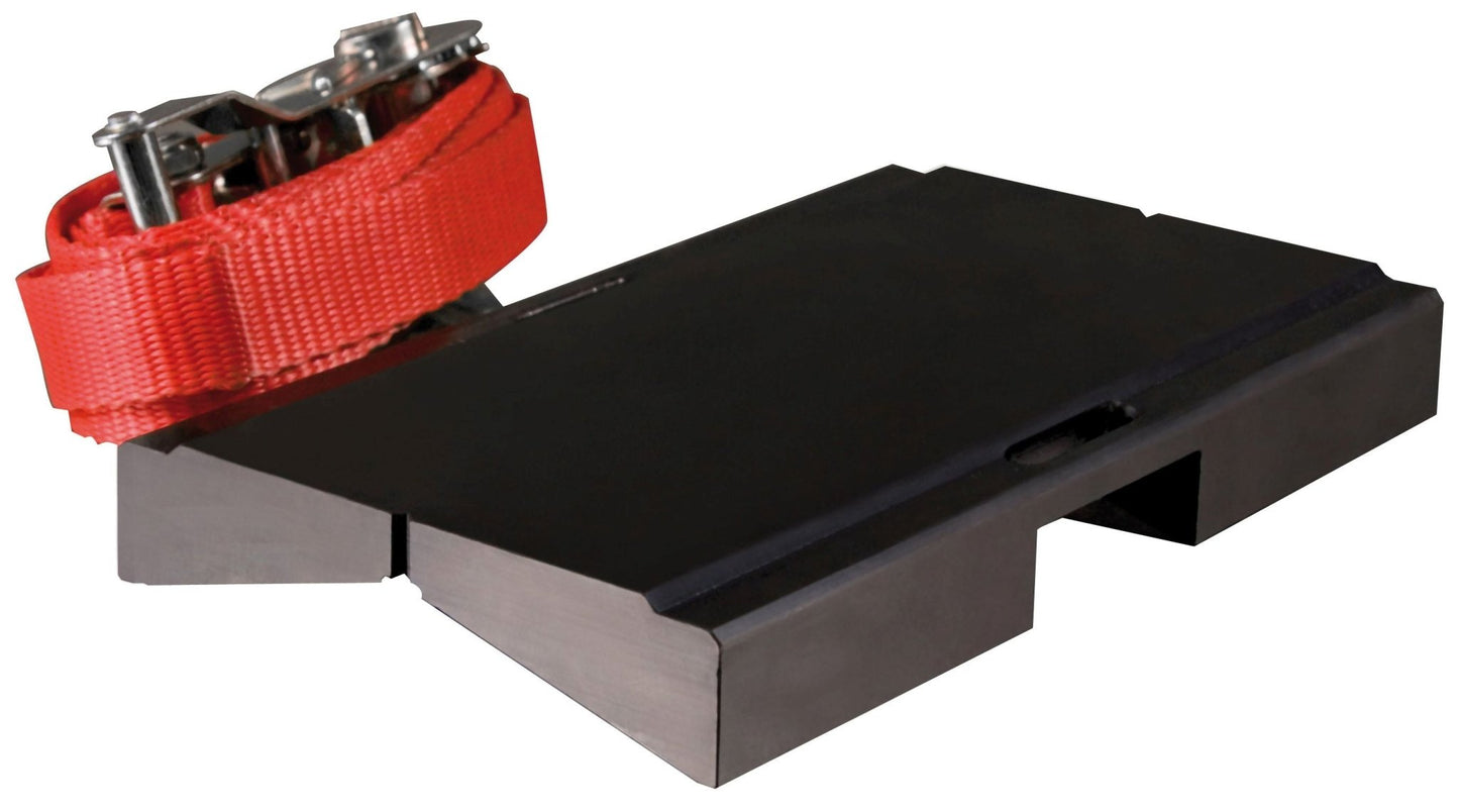 Ruko 108114 - Plato de sujeción para tuberías (220x130x28 mm) + Correa de sujeción de 2 m - Ferrotecnia