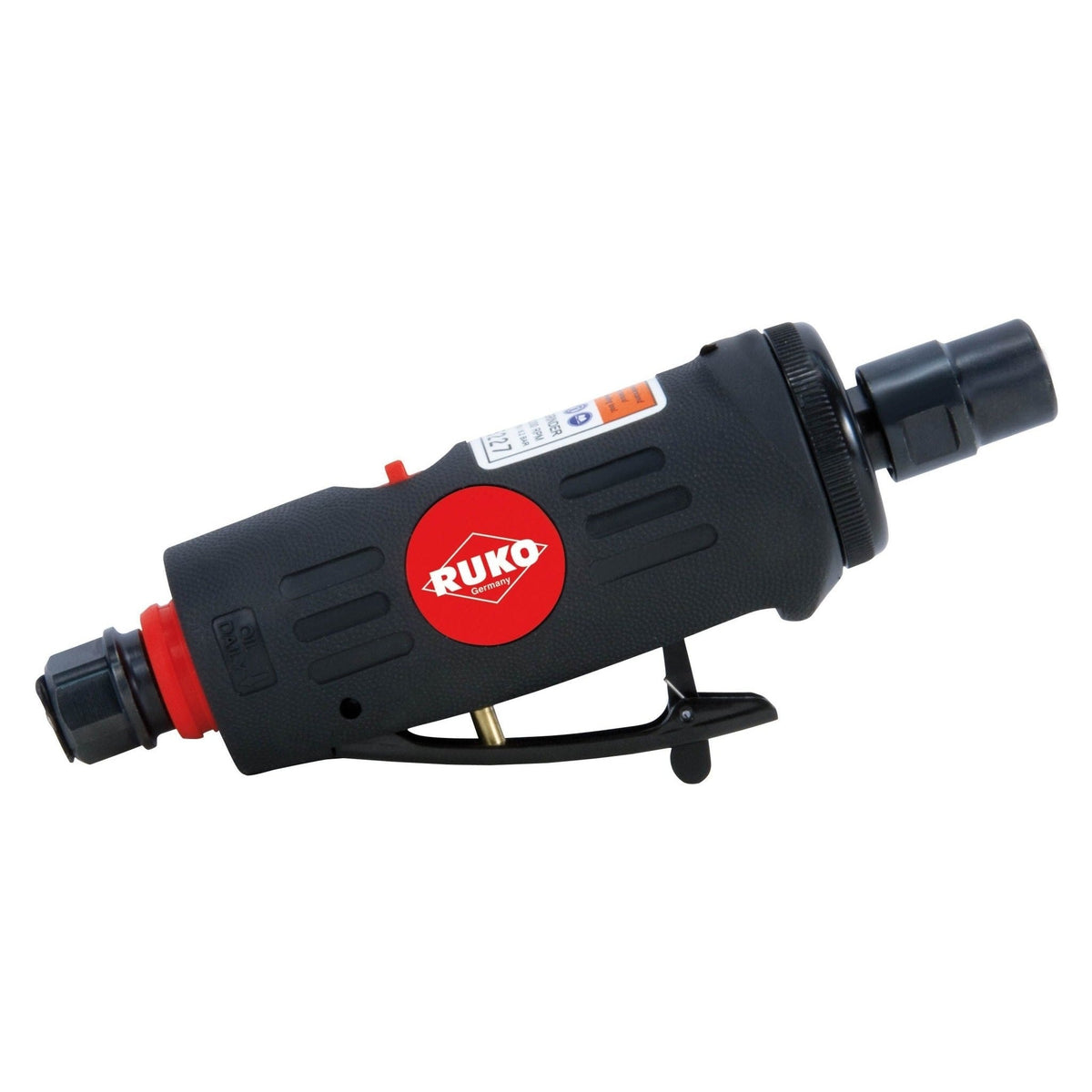Ruko 116100L - Mini amoladora neumática recta largo 196 mm - Ferrotecnia
