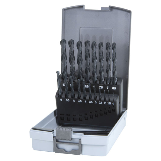 Ruko 205212RO - Juego de 19 Brocas HSS-R laminadas