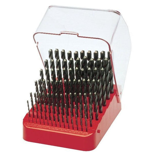 Ruko 214223 - Juego de 91 brocas HSS rectificadas en estuche plástico
