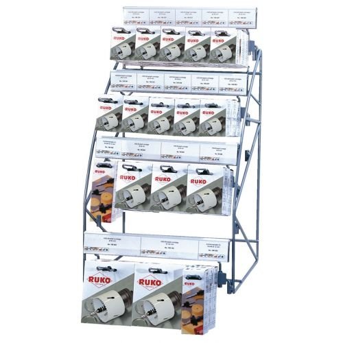 Ruko - 219578 - Expositor de 40 coronas HSS - Co8 + 6 soportes - Ferrotecnia