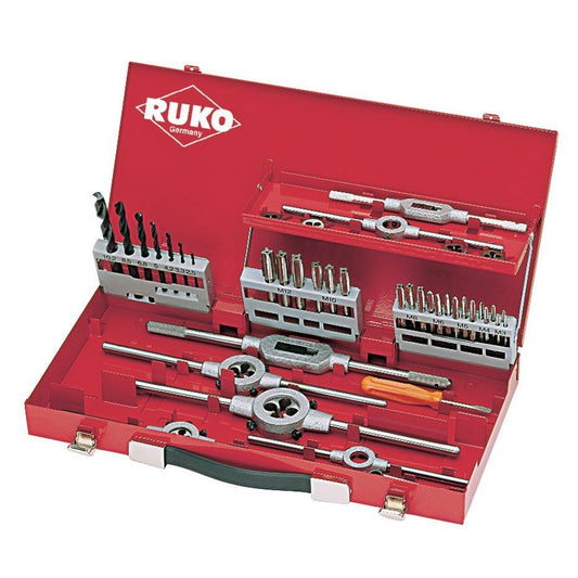 Ruko 245030 - Jeu d'outils de filetage (44 pièces)