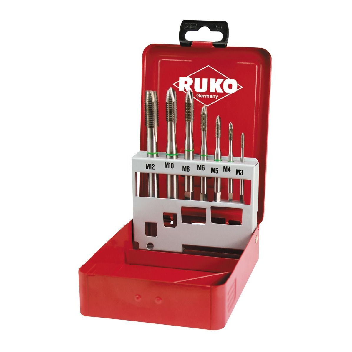 Ruko 245061 - Jeu de 7 tarauds machine M DIN 371 / 376 HSS-Co 5 rectifiés Type B