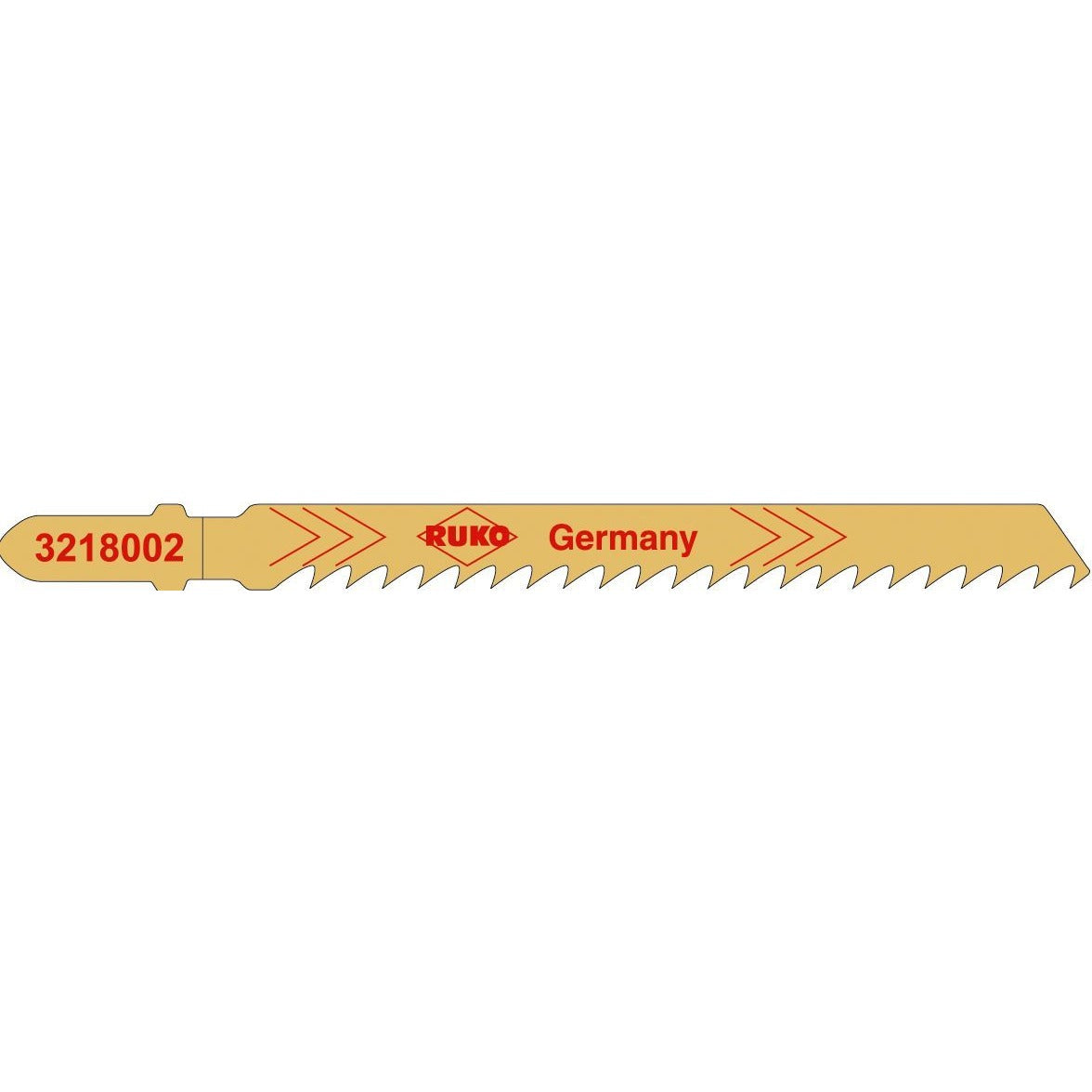 Ruko 3218002 - Lot de 5 scies sauteuses en acier HCS 100 mm (équivalent Bosch T 101 DP)