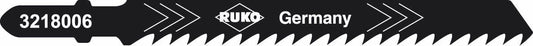 Ruko 3218006 - Pack de 5 sierras de calar HCS acero 100 mm (Equivalencia Bosch T 144 D) - Ferrotecnia