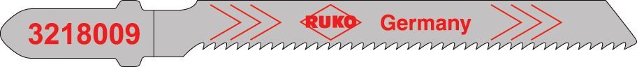 Ruko 3218009 - Pack de 5 sierras de calar HSS acero 77 mm (Equivalencia Bosch T 218 A) - Ferrotecnia