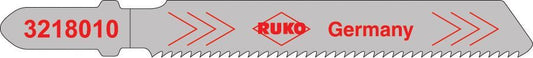 Ruko 3218010 - Pack de 5 sierras de calar HSS acero 77 mm (Equivalencia Bosch T 118 A) - Ferrotecnia