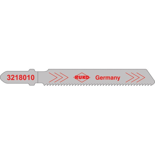 Ruko 3218010 - Pack de 5 sierras de calar HSS acero 77 mm (Equivalencia Bosch T 118 A)