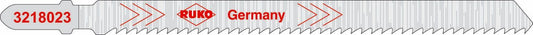 Ruko 3218023 - Pack de 5 sierras de calar HCS acero 117 mm (Equivalencia Bosch T 301 D) - Ferrotecnia