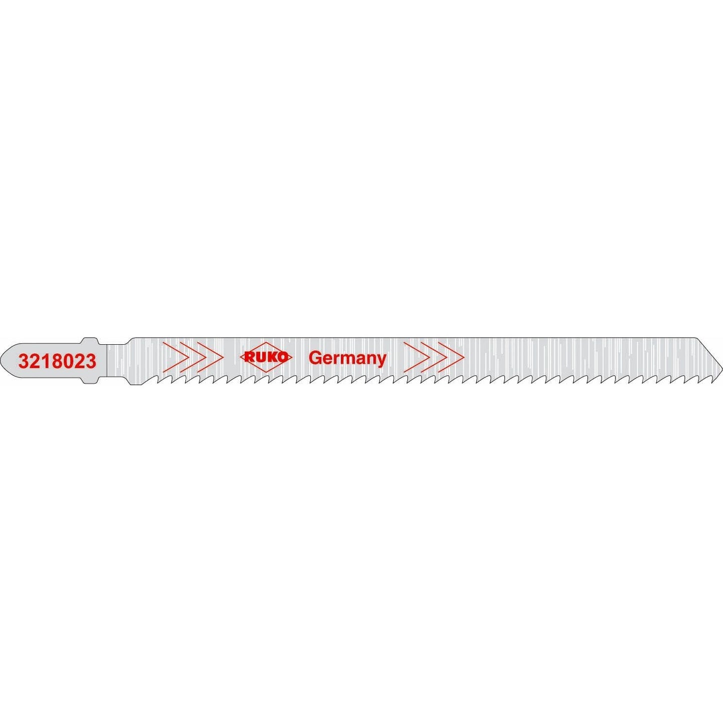 Ruko 3218023 - Lot de 5 scies sauteuses en acier HCS 117 mm (équivalent Bosch T 301 D)