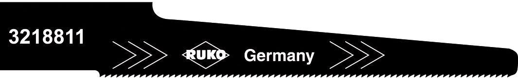 Ruko 3218811 - Pack de 5 sierras de calar acero de corte ultra rápido para sierras neumáticas de carrocería, 91,5 mm (paso 1 mm) - Ferrotecnia