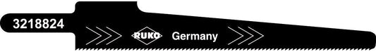 Ruko 3218832 - Pack de 5 sierras de calar acero de corte ultra rápido para sierras neumáticas de carrocería, 96 mm (paso 0,8 mm) - Ferrotecnia