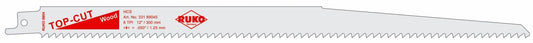 Ruko 33189045 - Pack de 5 sierras de sable HCS acero (Bosch S 1344 D) Largo 300 mm; Paso 4,2 mm - Ferrotecnia