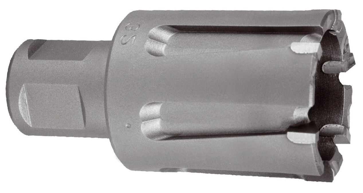 Ruko Broca hueca con dientes de Metal Duro y vástago Weldon para vías de tren - Ferrotecnia