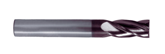 Ruko Fresa frontal de metal duro integral tipo N TiAIN DIN 6527 L / 6528 con 4 labios de corte - Ferrotecnia