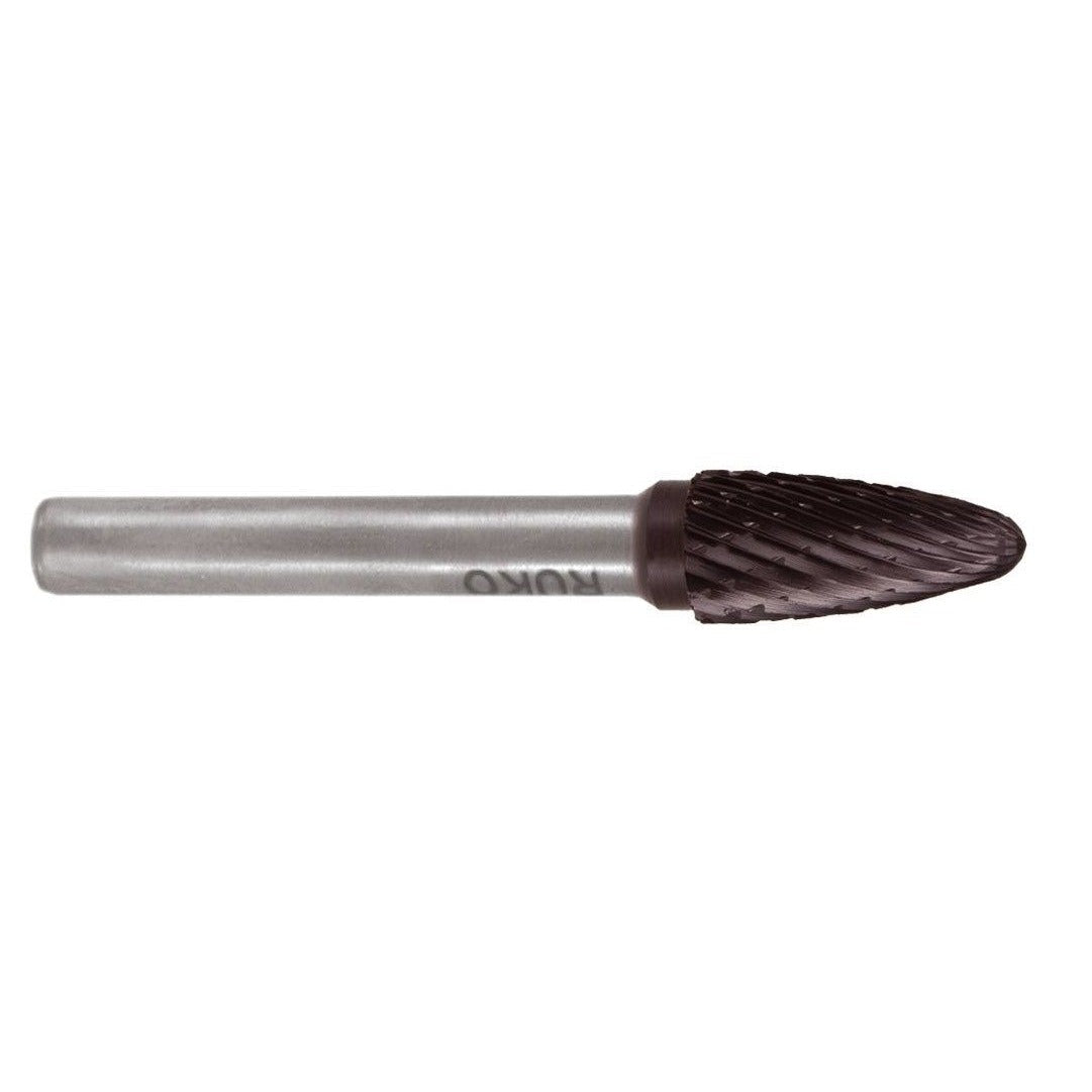 Ruko Fresas metal duro TiCN forma F - RBF Arco completo - Ferrotecnia