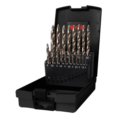 Ruko Juego de brocas helicoidales ULTIMATECUT DIN 338 Tipo FLOWSTEP® HSSE - Co 5 - Ferrotecnia