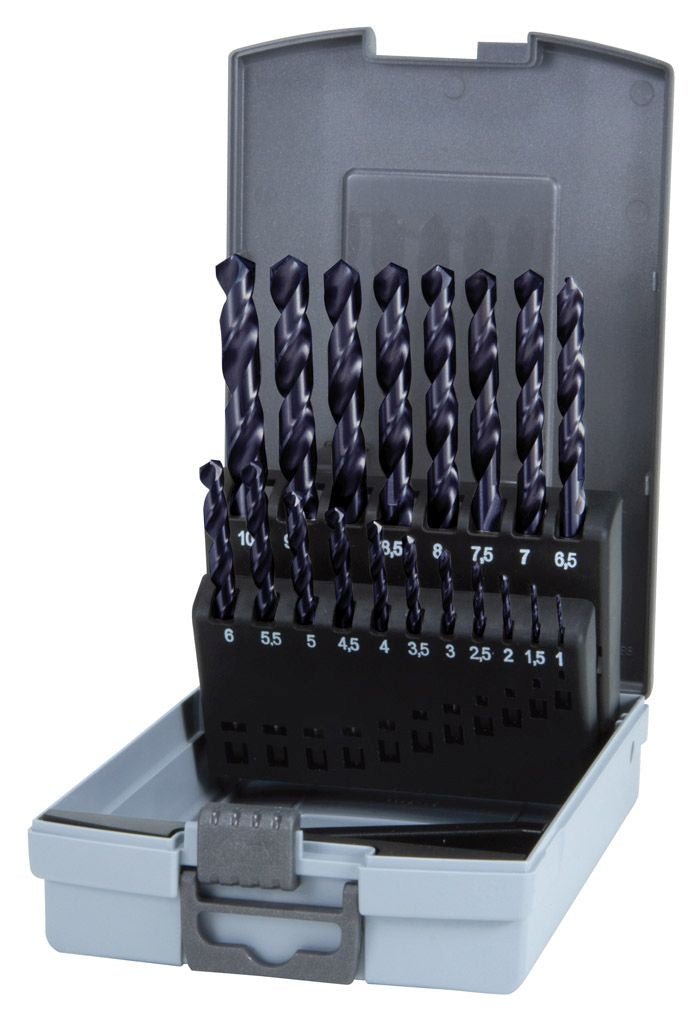 Ruko Juegos de brocas helicoidales DIN 338 tipo VA HSSE - Co 5 TiAlN - Ferrotecnia