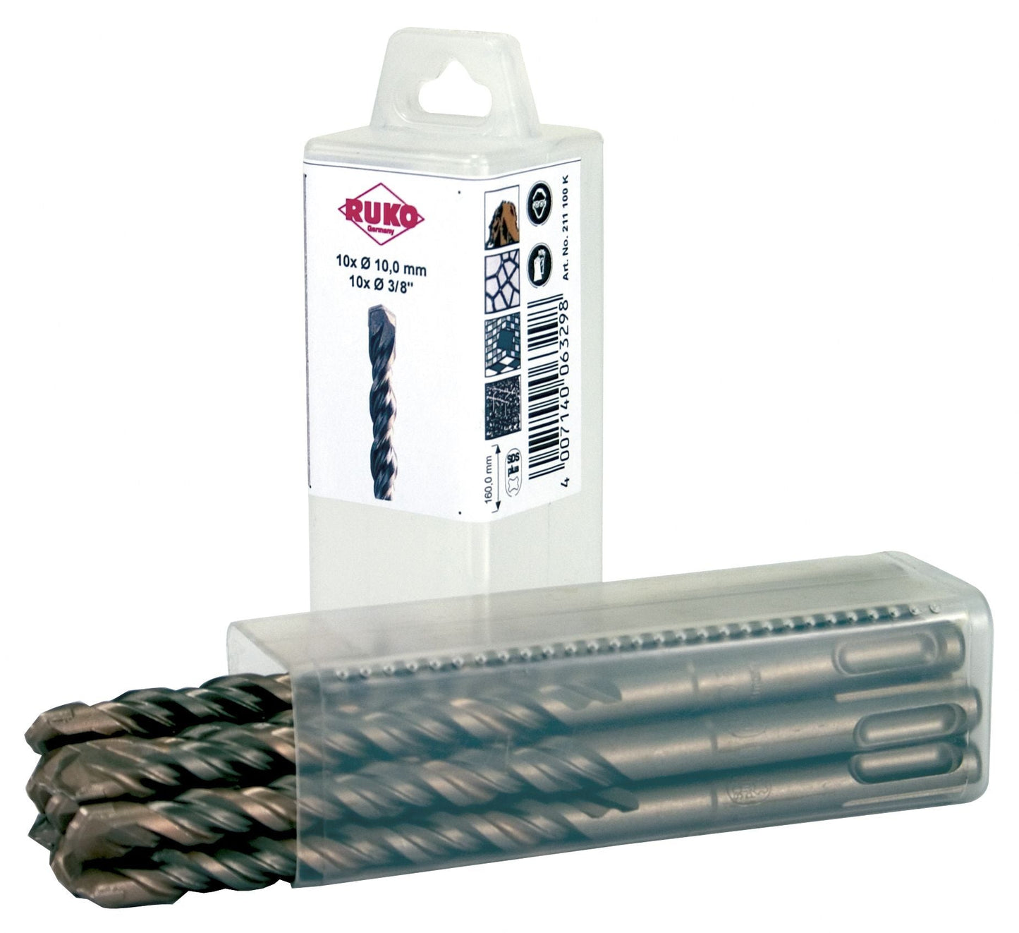 Ruko Packs de Brocas SDS - plus en cajita - Ferrotecnia