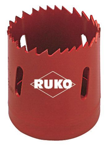 Ruko Corona perforadora HSS-bimetal con dentado variable