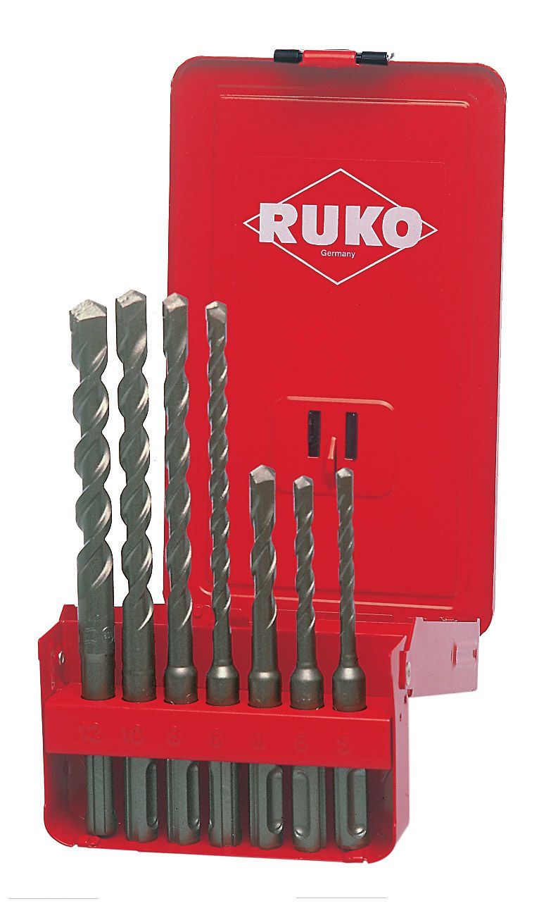 Ruko 205246 - Juego de 7 brocas SDS-plus S4